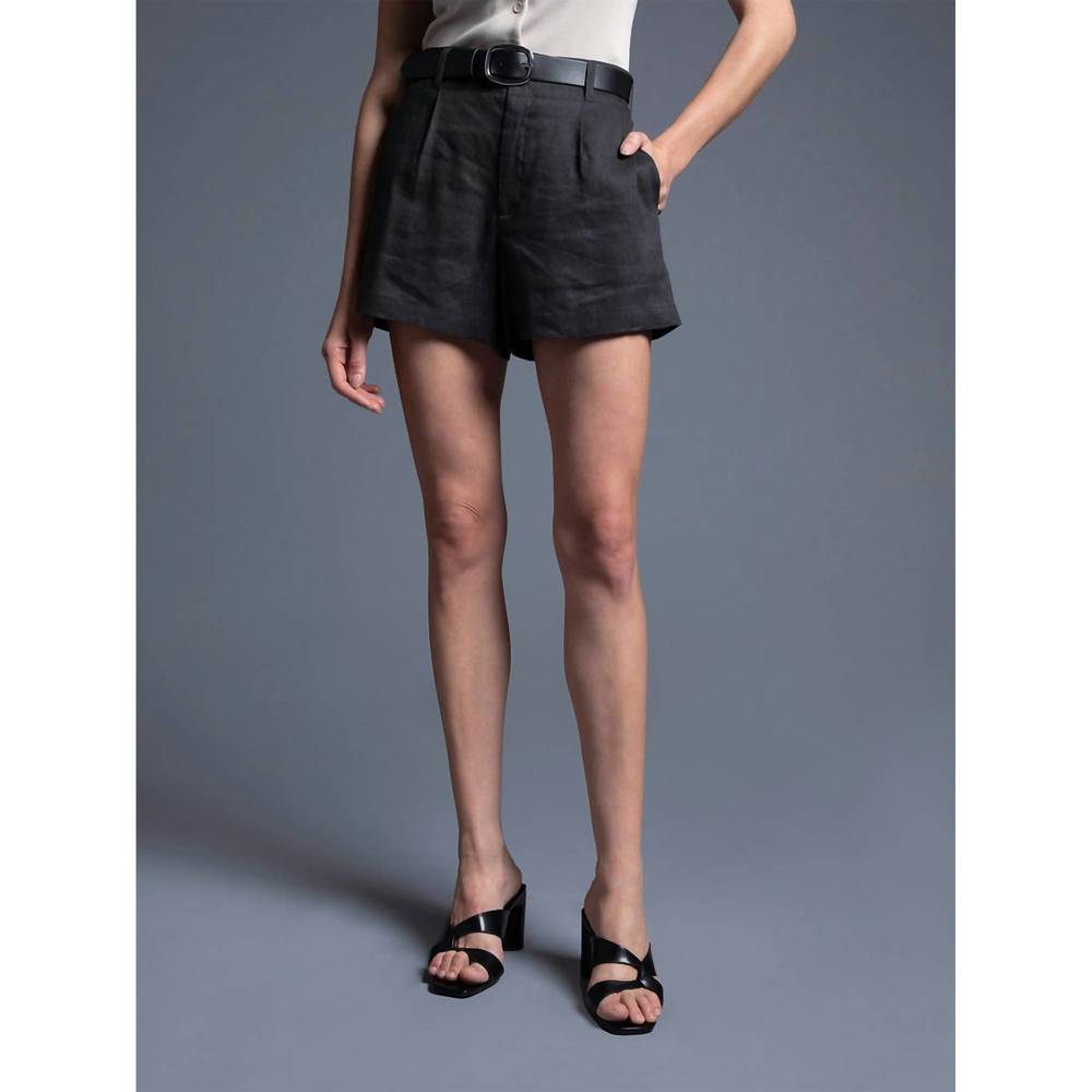 High Waist Black Women's Shorts